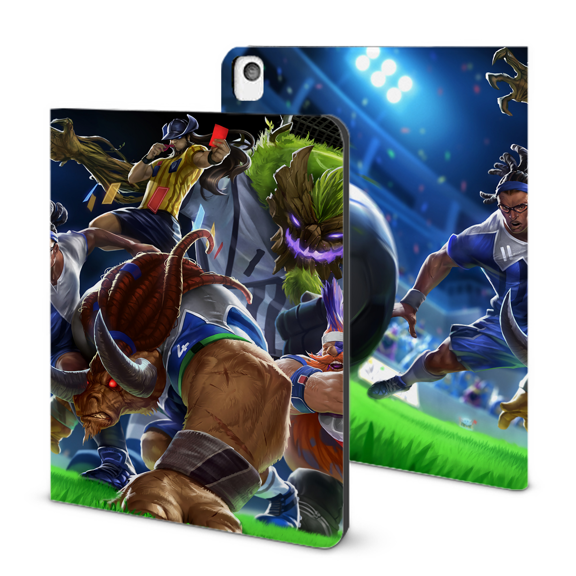 リーグ・オブ・レジェンド League of Legends LOL IPadケース ペンホルダー付き ブックスタイルデザイン